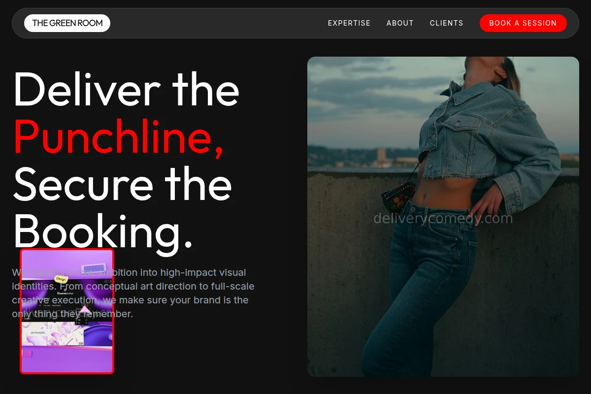 Premium Comedy Website Design