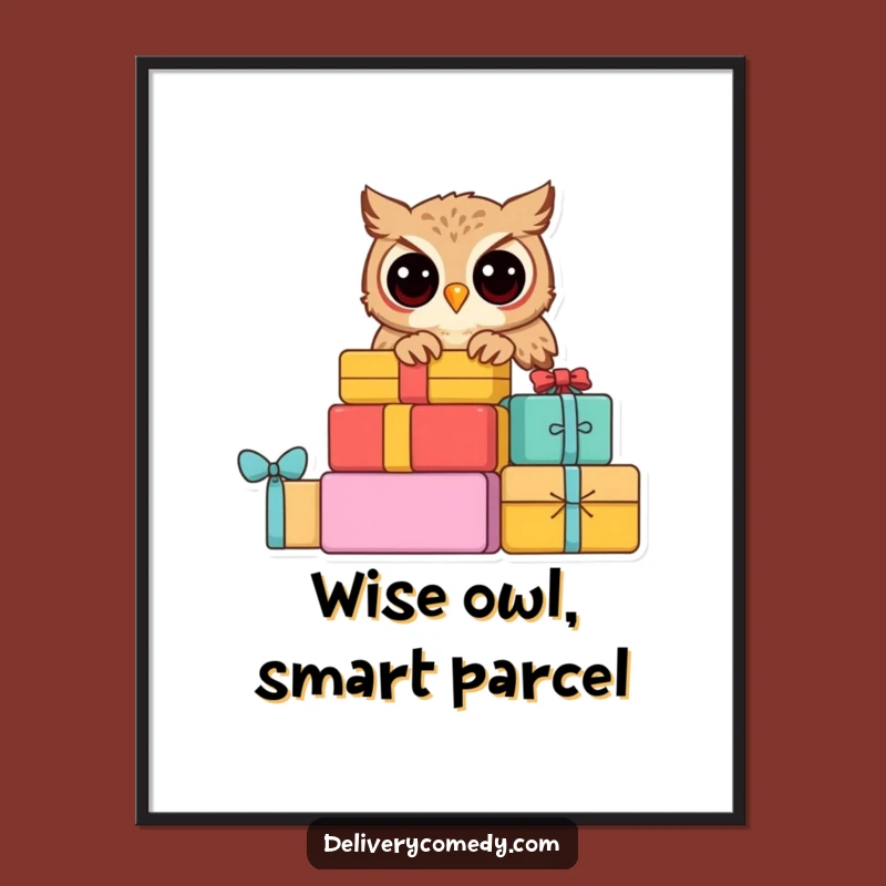 Free Printable Funny Owl Wisdom Wall Art - Downloadable Humorous Decor!