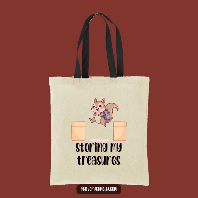 Funny Squirrel Backpack Tote Bag: Carry Your Gear with Cheerful Style